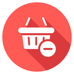 Remove from cart icon